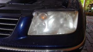 Headlights Before - Cloudy, Opaque and Illegal!