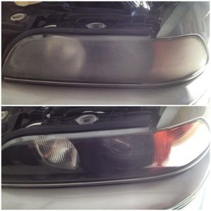 This car's previous owner tried to restore this headlight without success; but with the SMART way, we fixed it. BMW e39